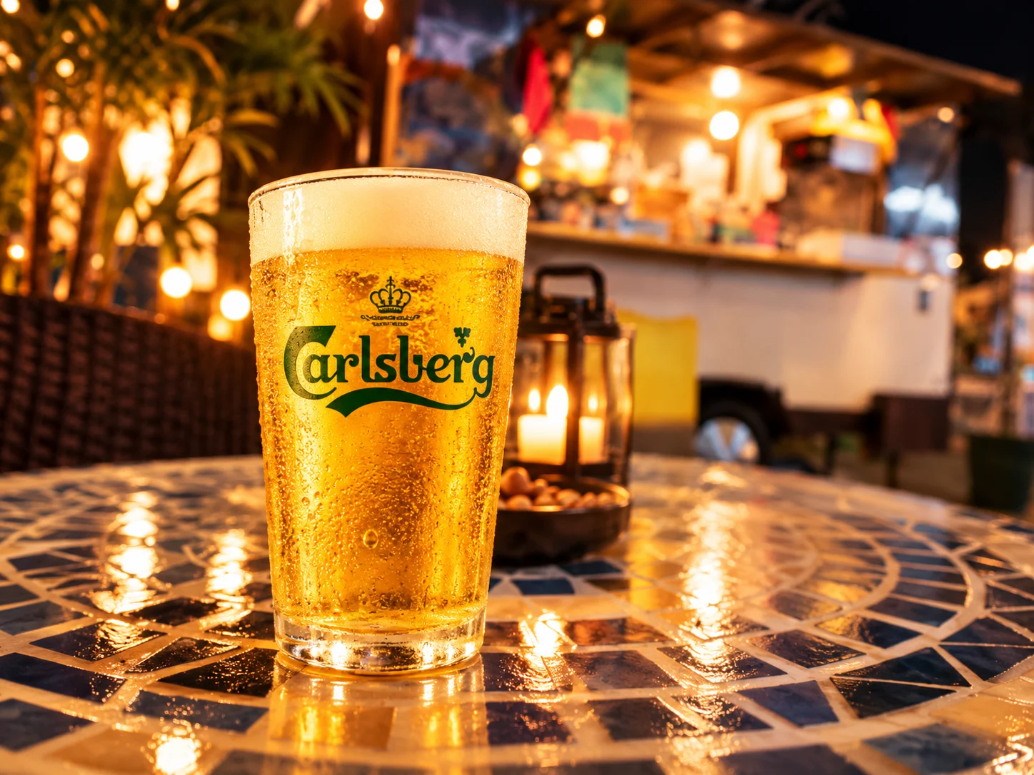 SEASIDE GARDENのカールスバーグビール